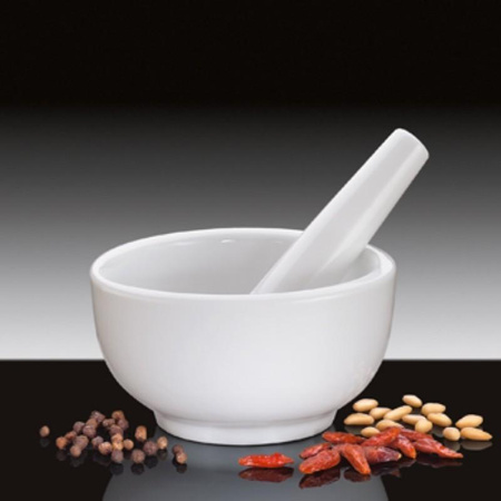 Küchenprofi - Mortier en porcelaine pour épices et graines 12x6,5 cm