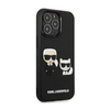Karl Lagerfeld Ikonik 3D Karl & Choupette - pouzdro pro iPhone 13 Pro Max (černé)