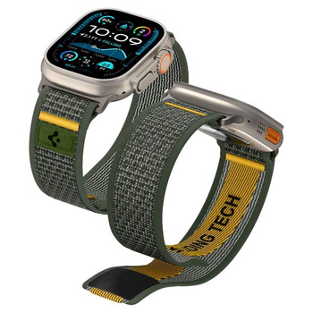 Spigen Athlex Air - Bracelet pour Apple Watch 44/45/46/49 mm (Active Green)