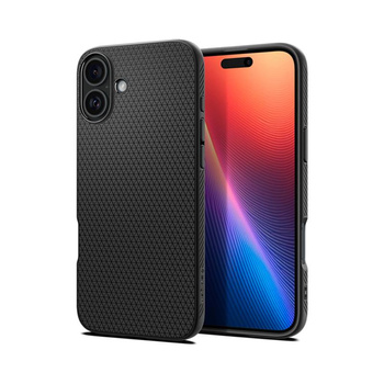 Spigen Liquid Air - Pouzdro pro iPhone 16 (Matte Black)