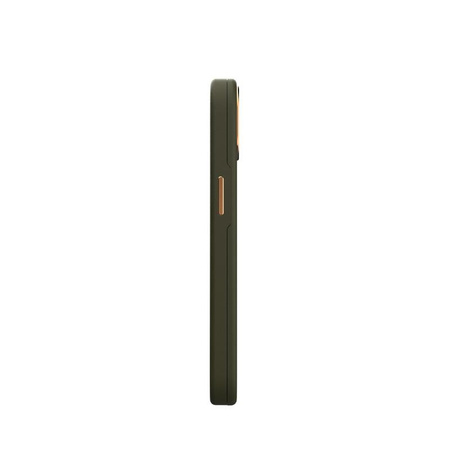 Moshi Napa Slim MagSafe - kožené pouzdro pro iPhone 14 (jalovcově zelené)