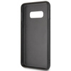 BMW Signature Logo Imprint Case - Skórzane etui Samsung Galaxy S10e z wytłaczanym logo BMW (czarny)