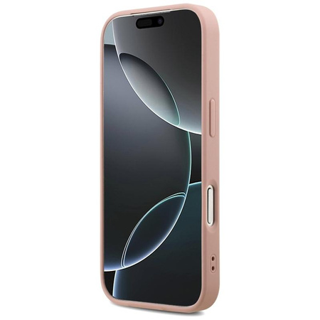 ETUI DO IPHONE 17 PRO RÓŻOWE GUESS ORYGINALNE BROKATOWE ELEGANCKIE