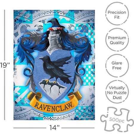 Harry Potter - Puzzles 500 Elemente in einer dekorativen Schachtel (Ravenclaw)