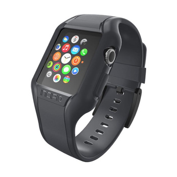 Incipio NGP Strap - Elastický řemínek pro Apple Watch 38/40/41 mm (kouřový)