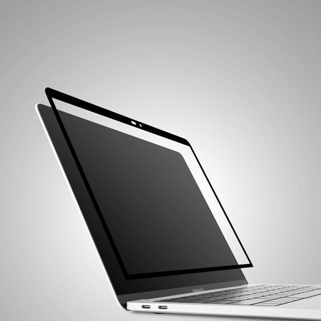 Moshi iVisor AG - Matowa folia ochronna na ekran MacBook Pro 13" (2020/2019/2018/2017/2016) / MacBook Air 13" Retina (Black/Clear/Matte)