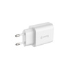 Caricabatterie da viaggio USB-C Crong – Caricabatterie da parete USB-C Power Delivery da 20 W (bianco)