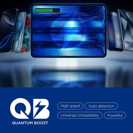 Szybka Ładowarka Sieciowa USB C + USB Spigen GaN Pro Biała Kostka 35W