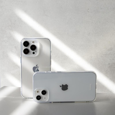 Crong Crystal Slim Cover - Coque pour iPhone 13 mini (Transparent)