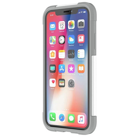 Griffin Survivor Fit - obrněné pouzdro pro iPhone X (bílé/šedé)