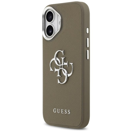 Guess Grained Big 4G Classic Logo - Pouzdro iPhone 17 (hnědé)