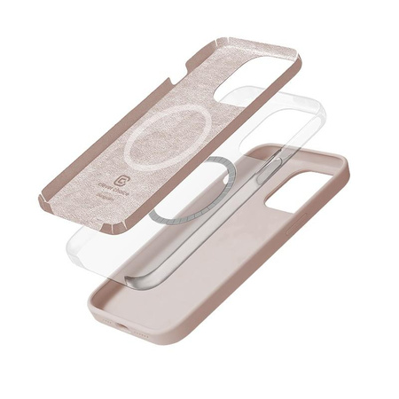 Crong Color Cover Magnetic - iPhone 14 Pro MagSafe Case (sand pink)