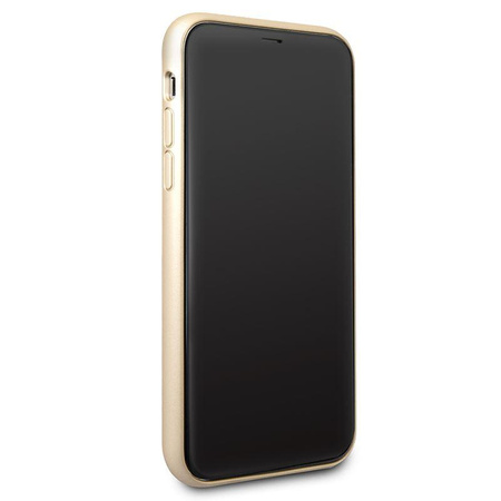 Guess Iridescent - Coque iPhone Xs / X (Or)