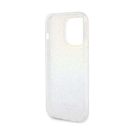 Guess IML Faceted Mirror Disco Iridescent - pouzdro pro iPhone 14 Pro (duhové)