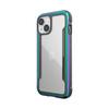 X-Doria Raptic Shield - Aluminum Case for iPhone 14 (Drop-Tested 3m) (Iridescent)