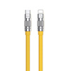WEKOME WDC-187 Wingle sorozat - USB-C Lightning gyors töltő PD 20W csatlakozókábel 1,2 m (sárga)