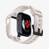 Spigen Rugged Armor Pro - Armband mit Gehäuse für Apple Watch 4/5/6/7/8/9/SE 44/45 mm (Dune Beige)