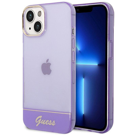 Guess Translucent - étui pour iPhone 14 (violet)