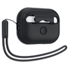 Spigen Silicone Fit Strap - étui pour Apple AirPods Pro 1 / 2 (Noir)