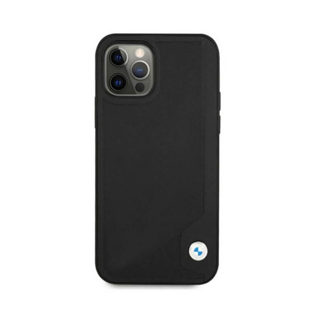BMW Leather Deboss - Hülle für iPhone 12 / iPhone 12 Pro (Schwarz)