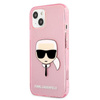 Karl Lagerfeld Karl’s Head Glitter - Etui iPhone 13 Mini (różowy)