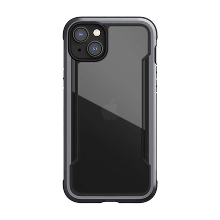 X-Doria Raptic Shield - hliníkové pouzdro pro iPhone 14 Plus (testováno při pádu z výšky 3 m) (černé)