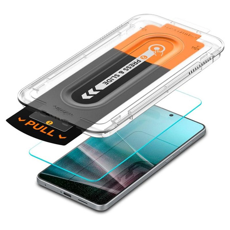 Spigen GLAS.TR EZ Fit Pro - Verre trempé pour Samsung Galaxy S25 Edge