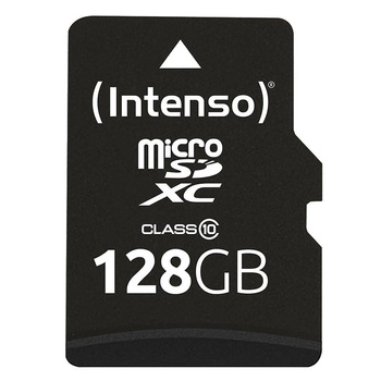 Intenso MicroSDXC - 128 GB Class 10 40 MB/s sebességű memóriakártya adapterrel