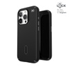Speck Presidio2 Pro ClickLock & MagSafe - Coque pour iPhone 15 Pro (Noir / Gris ardoise / Blanc)