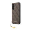 Kolekce Guess 4G Charms - pouzdro pro Samsung Galaxy S23 FE (hnědé)