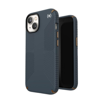 Speck Presidio2 Grip - Coque antidérapante pour iPhone 14 / iPhone 13 (Charcoal / Cool Bronze / Slate)
