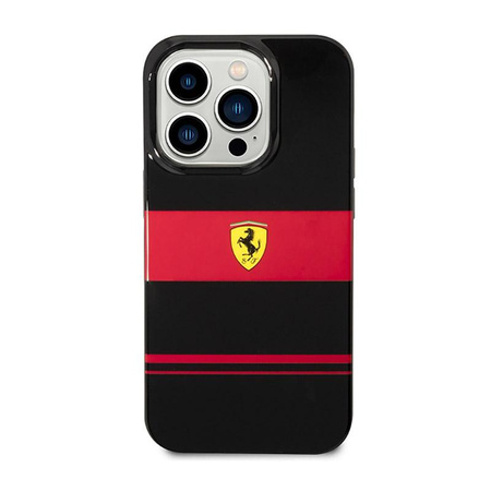 Ferrari Combi MagSafe - pouzdro pro iPhone 14 Pro Max (Černý)