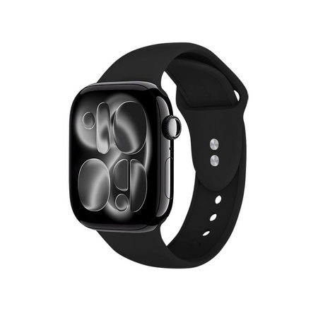Crong Liquid - Armband für Apple Watch 38/40/41/42 mm (schwarz)