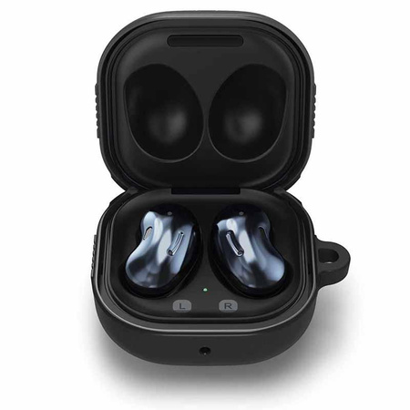 Spigen Rugged Armor - Etui pour Samsung Galaxy Buds FE / 2 Pro / 2 / Live / Pro (Noir)