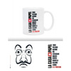 Maison du papier - Mug en céramique dans un coffret cadeau 330 ml (La Casa De Papel Mask)