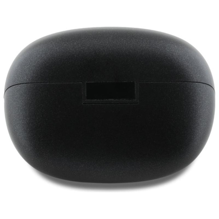 Guess Capsule s potiskem loga - sluchátka Bluetooth TWS ANC & ENC + nabíjecí pouzdro (černá)