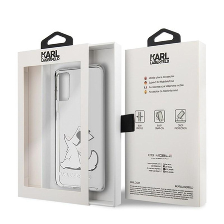 Karl Lagerfeld Choupette Fun Sunglasses - Samsung Galaxy S20 Case (Transparent)