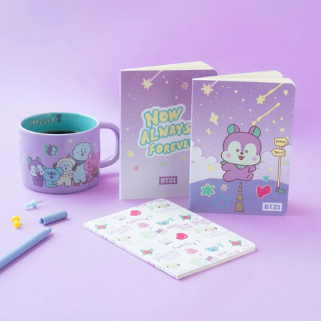 BT21 - Set mit 3 A6 MANG Notizbüchern