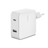 Moshi ProGeo USB-C PD Wall Charger - USB-C Power Delivery + USB síťová nabíječka, 42W (EU)