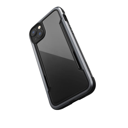 X-Doria Raptic Shield - Alumínium tok iPhone 14 Plus készülékhez (Drop-Tested 3m) (Fekete)