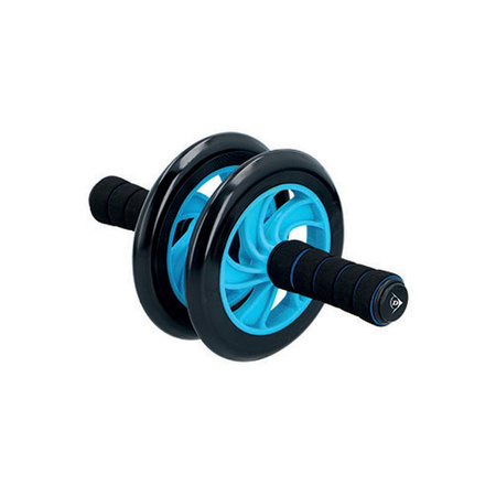 Dunlop - Two-wheeled roller for training abdominal muscles (blue)