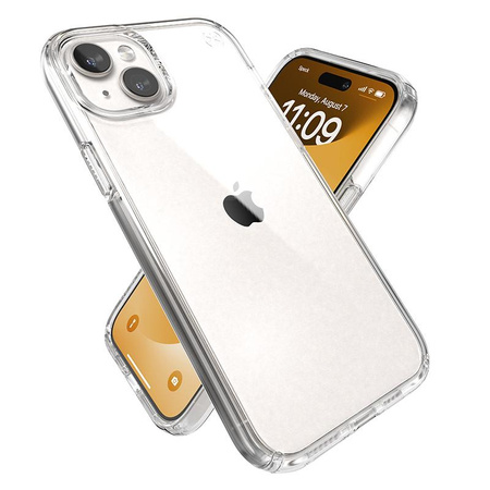 Speck Presidio Perfect-Clear - iPhone 15 Plus Case (Clear)