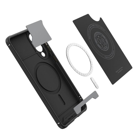 Spigen Core Armor Mag MagSafe - Hülle für Samsung Galaxy S25 Edge (Matte Black)