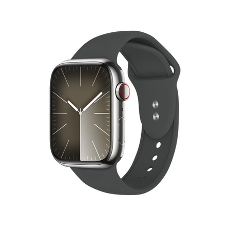Crong Liquid - Cinturino per Apple Watch 44/45/46/49 mm (Grafite)