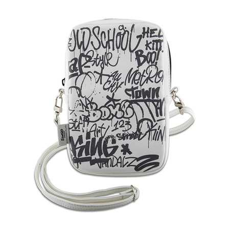 Hello Kitty Graffiti Kitty Head - Crossbody Handytasche (weiß)