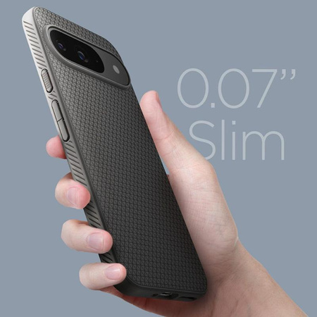 Spigen Liquid Air - Coque pour Google Pixel 9 / 9 Pro (Gris marbré)