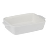 Alpina - Ceramic rectangular ovenproof dish 21.8x13.2x5 cm (white)