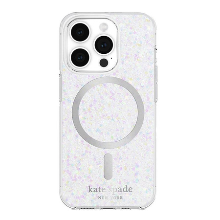 Kate Spade New York Protective MagSafe - iPhone 15 Pro Case (Chunky Glitter)