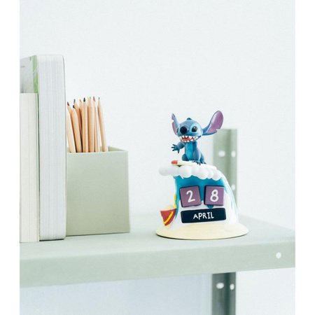 Disney Stitch - Calendrier perpétuel 3D de la collection Surfer