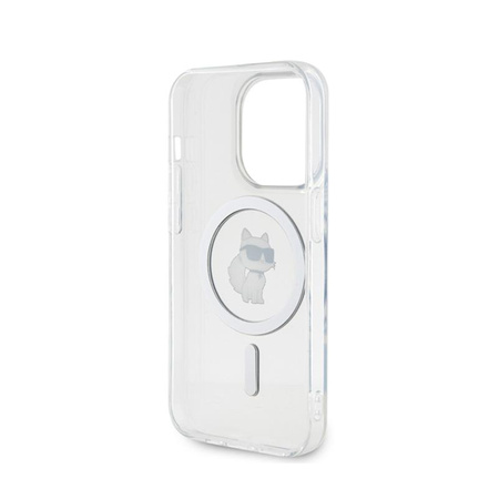 Karl Lagerfeld IML Choupette MagSafe - iPhone 15 Pro Case (Transparent)